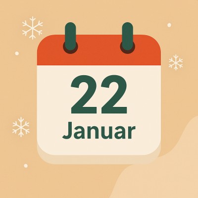 Historischer Kalender – 22. Januar